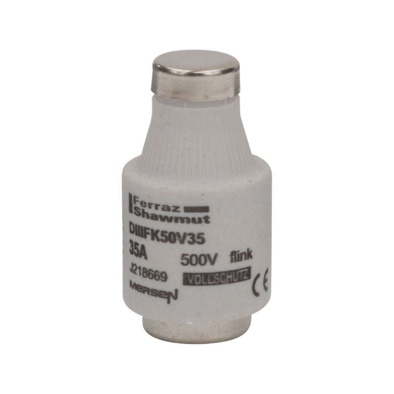 Mersen - D-Sicherungseinsatz DIIIFK50V63 DIII flink 63A/500V − 25 Stück