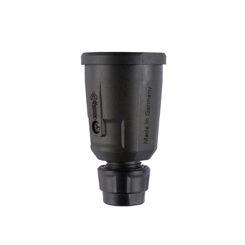 ABL - Schutzkontaktkupplung Hightech Kupplung 1580 1580 SK sw − 10 Stück