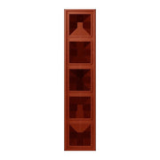 Jung - Abdeckrahmen Rahmen 5-fach LC 985 232 locre rouge