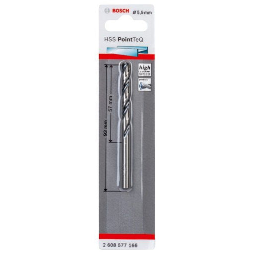 Bosch - Bohrer Metallspiralbohrer HSS 2608577166 PointTeQ DIN 338 5,5