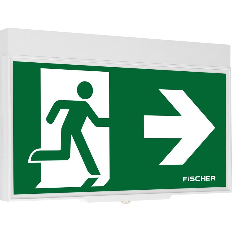 Fischer - Sicherheitsleuchte LED-Rettungszeichenleuchte SRE-E383AT2.19 EB 3/8h,27m,IP40,