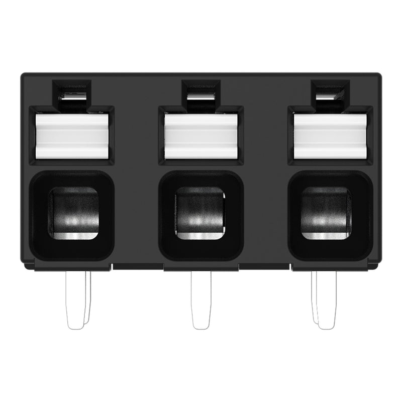 WAGO - Leiterplattenklemme THR-Leiterplattenklemme 2086-3203 Drücker,1,5mm²,sw − 228 Stück