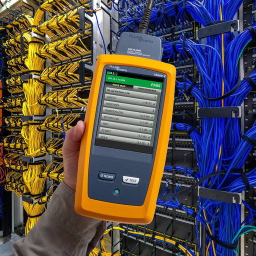 Fluke Networks - Mess-/Testgerät für Kommunikationstechnik Cable Analyzer DSX2-5000 INT 1 GHz+WiFi Adapter