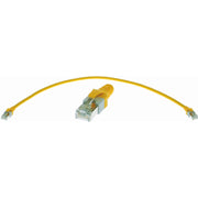 Harting - Patchkabel Kupfer RJ45 Patchkabel 09474747005 Cat5e, gelb − 10 Stück