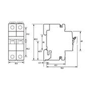 Doepke - Leitungsschutzschalter DLS 6I C10-2 10KA