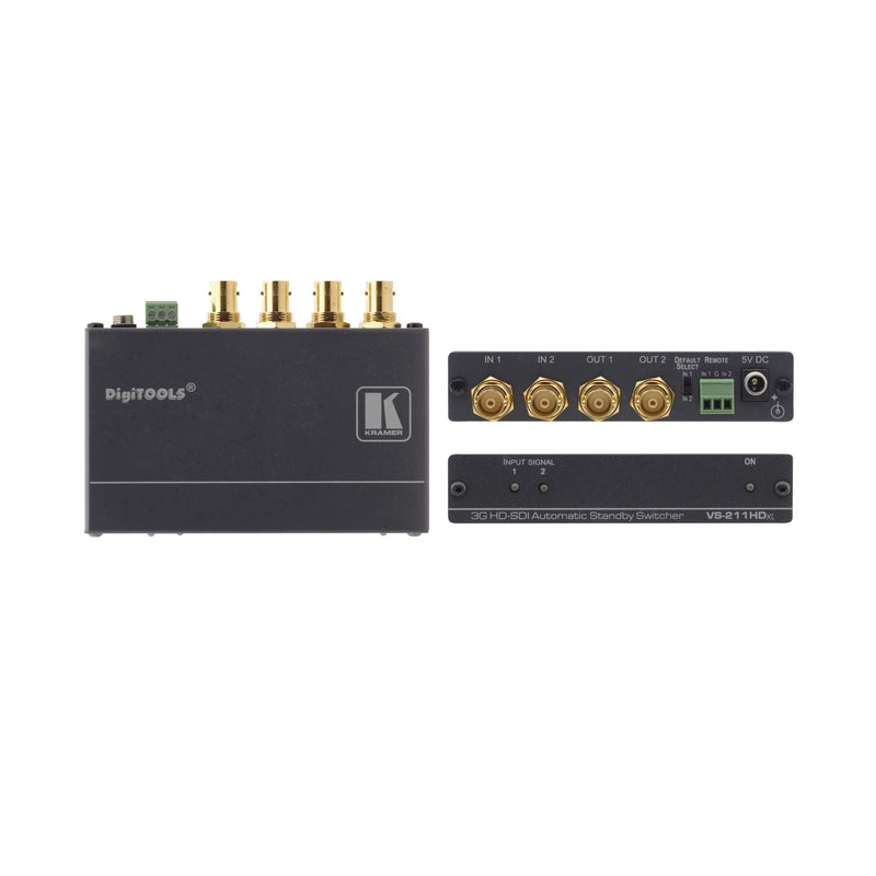 Kramer - Audio/Video-Funksystem HD-SDIAutomatik-Umschalter VS-211HDXL 2x1:2 3G
