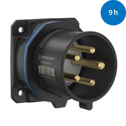 Walther Werke - CEE-Gerätestecker (IEC 60309) CEE NEO Anbaugerätestecker FW630509CC gerade 32A 5P 9h