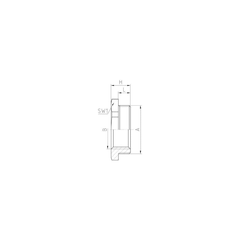 Jacob - Erweiterungs-/Reduzierring PA-Reduktion M25M16PA/SW − 100 Stück