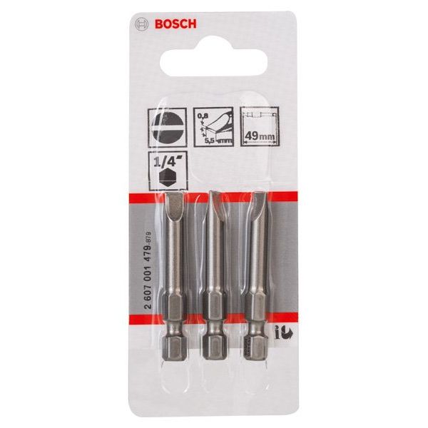 Bosch - Bit Schrauberbit Extra-Hart S 2607001479 0,8 x 5,5 49 mm