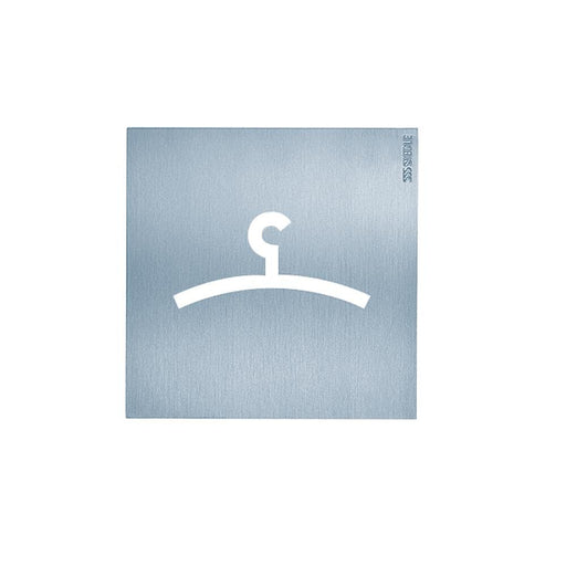 Siedle&Söhne - Kennzeichnungsmaterial Orientierungsschild OSP 0004 154x154mm Garderobe