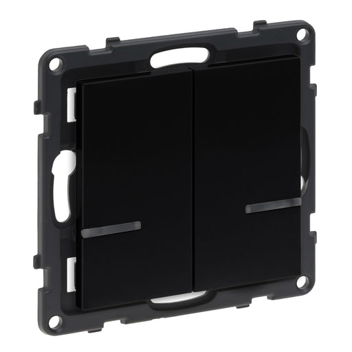 Legrand - Funksender Wandsender 2-Fach Legrand 765834 Schwarz