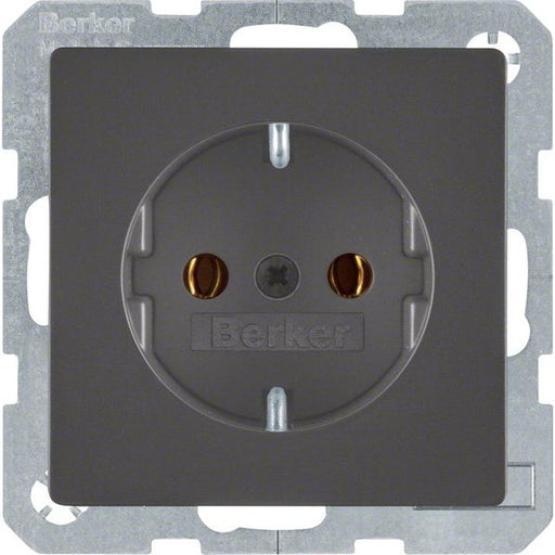 Berker - Steckdose SCHUKO-Steckdose anth/sa 47436086