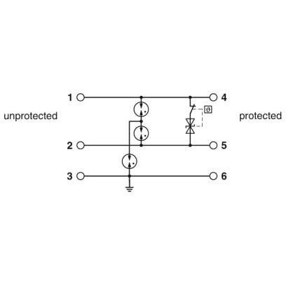 Phoenix Contact - Überspannungsableiter für Informations-/MSR-Technik Überspannungsschutzgerät 2906817