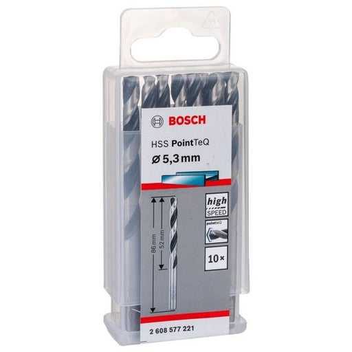 Bosch - Bohrer Metallspiralbohrer HSS 2608577221 PointTeQ DIN 338 5,3