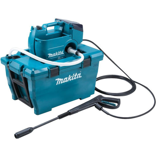Makita - Hochdruckreiniger Akku-Hochdruckreiniger DHW080ZK m. Wasser/Transp.box
