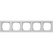 Gira - Abdeckrahmen 5fach 0215154 grau m