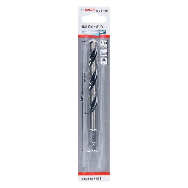 Bosch - Bohrer HSS PointTeQ 2608577538 Sechskantbohrer 11,0