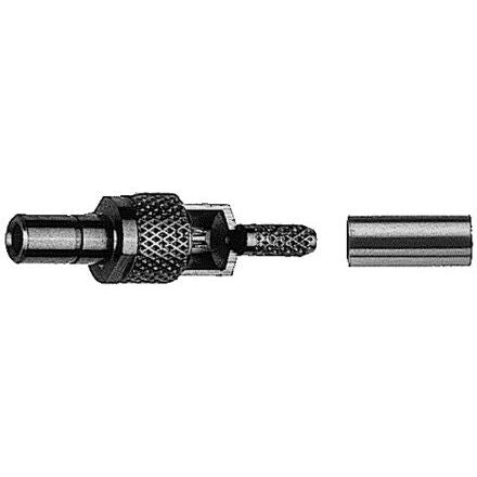 Telegärtner - Koax-Steckverbinder SSMB-Kabelstecker cr AU 100024915 RG178B/U,RG196A/U − 5 Stück