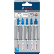 Bosch - Stichsägeblatt PRO Alu curve T227D 2608631030 Stichsägeblatt 100 − 10 Packung