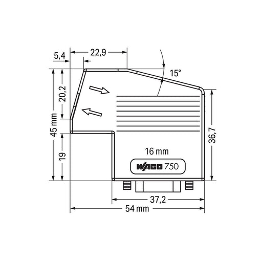 WAGO - Zubehör/Ersatzteile für Steuerungen CANopen-Stecker 750-963 D-Sub