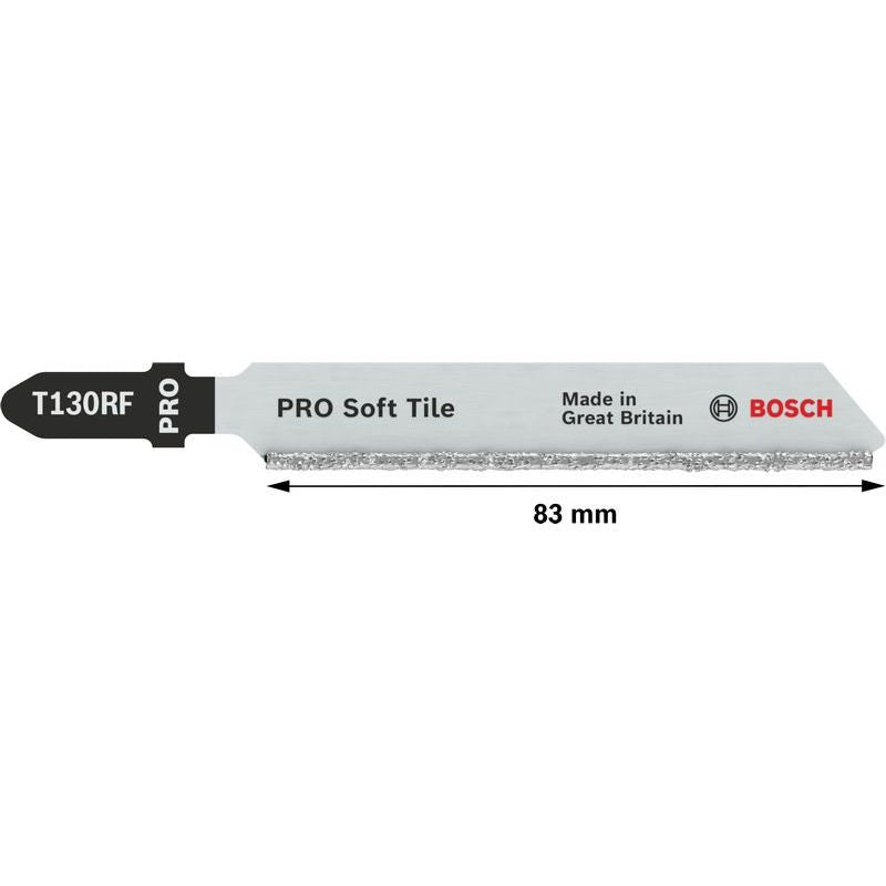 Bosch - Stichsägeblatt PRO Soft Tile T130RF 2608633104 Stichsägeblatt 83 mm