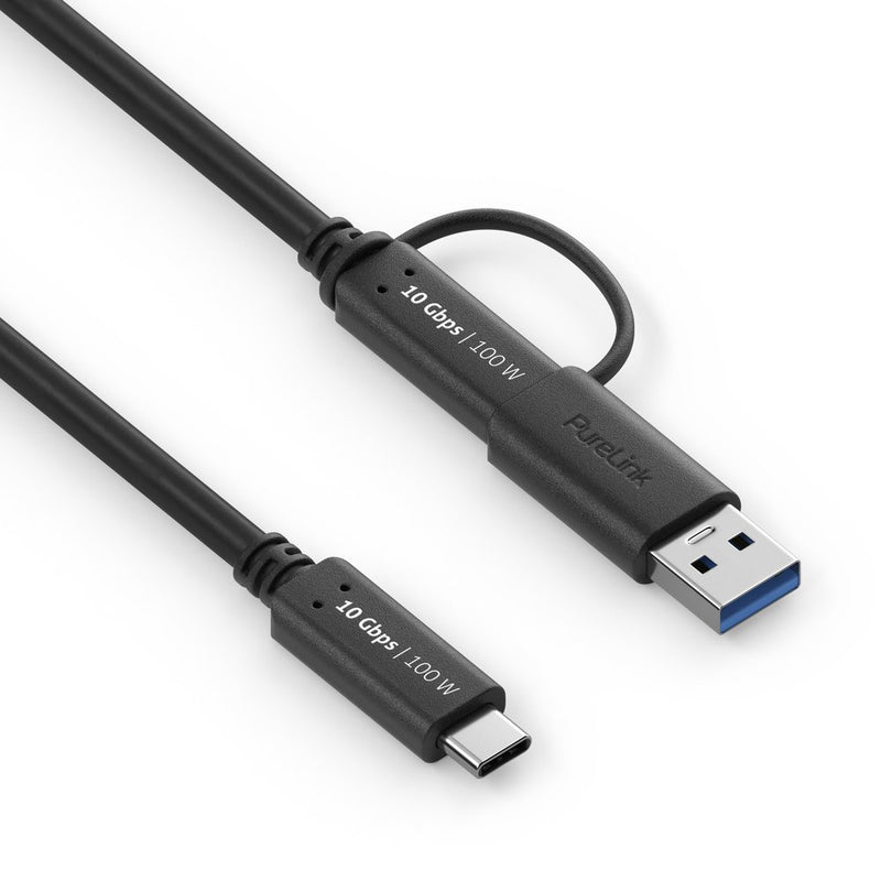 PureLink - PC-Kabel USB-C>C Kabel 0,5m IS2513-005 iSerie,USB-A Aufs