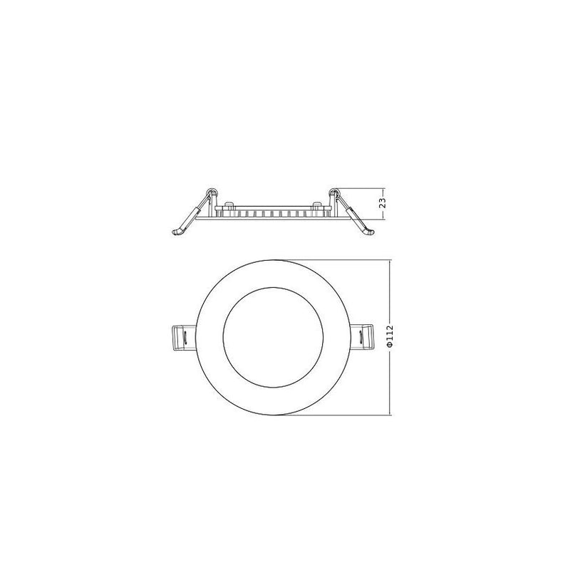 Ledvance - Downlight/Strahler/Flutlicht LED-Downlight DLSLIM.DAD100V9.5WMS 840, DALI