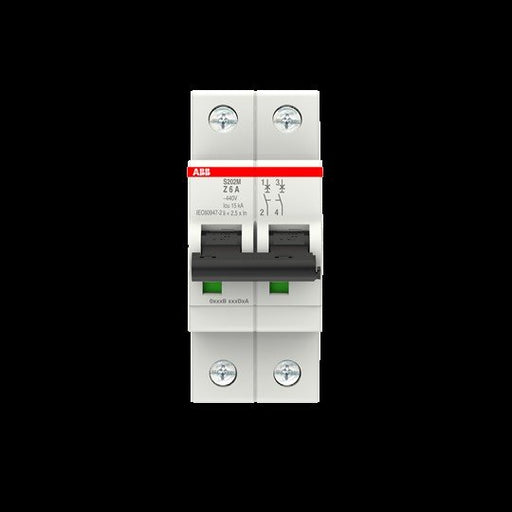 ABB Stotz S&J - Leitungsschutzschalter Sicherungsautomat S202M-Z6 10 kA, 6 A, 2P