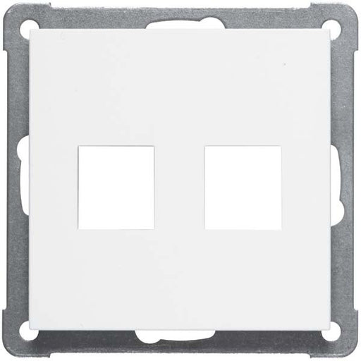 Peha - Einsatz/Abdeckung für Kommunikationstechnik Abdeckung Keystone D 20.610/2.022 KEY reinweiß