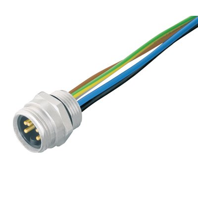 Weidmüller - Rundsteckverbinder, Einbau (mit Leitung) Steckverbinder SAIE-7/8S-3-0.2U-M20 Stift, 7/8"