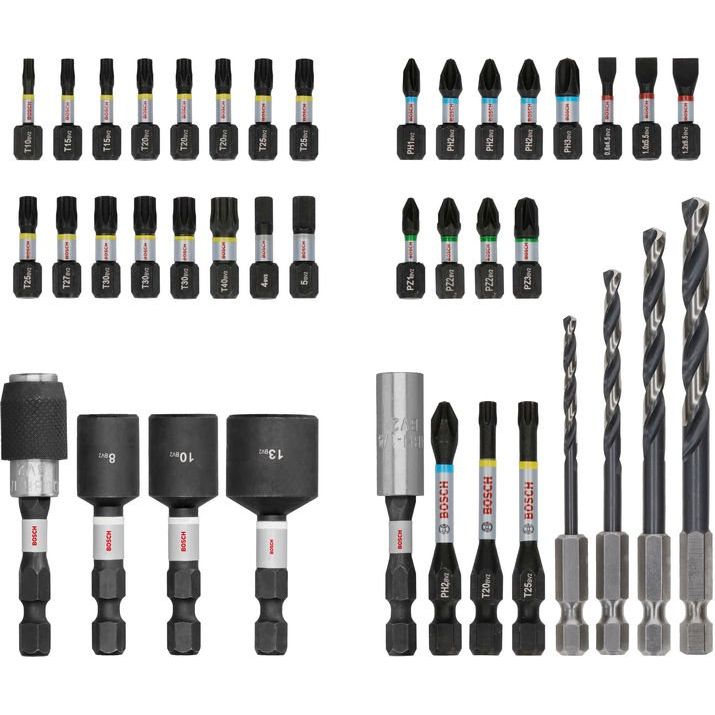 Bosch - Werkzeugset PRO Impact Schrauberbits 2608521U86VE(40) und Metallbohrer Set − 3 Packung