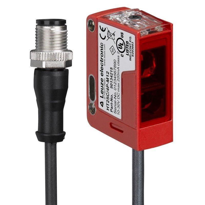 Leuze - Lichttaster mit Hintergrundausblendung Taster Hintergrund HT25CPP/6G-200-M12 Ausblendung
