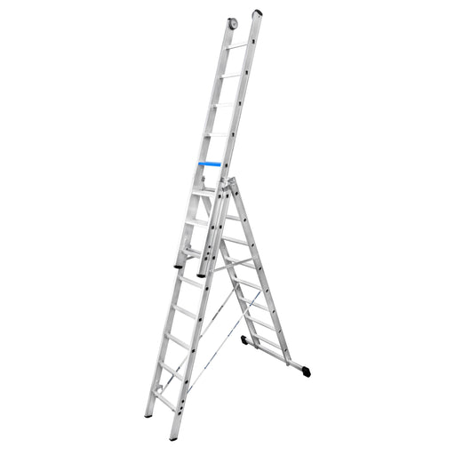 ILLER-LEITER - Stufenleiter Mehrzweckleiter Ergo Plus 6312-7 3-tlg, 3x12 Stufen