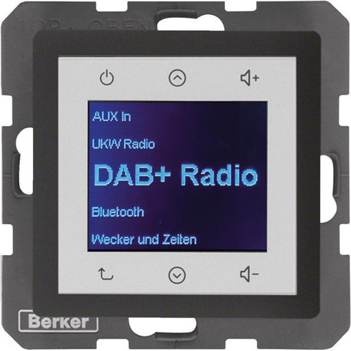 Berker - Elektronik-Gerät für Installationsschalterprogramme Radio DAB+, Q.x anth. 29846086