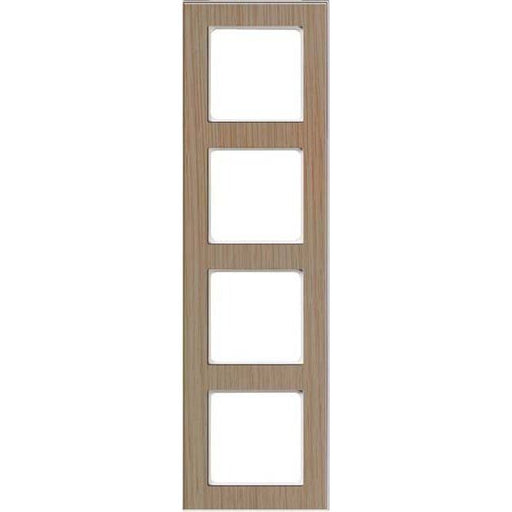Peha - Abdeckrahmen Rahmen 4-fach D 20.674.201.022 Holz eiche-rws