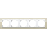 Gira - Abdeckrahmen 5fach 0215773 klar sand