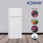 Bomann DA - Kühlschrank Doppeltür-Kühlgerät DT 7318.1 ws 144cm