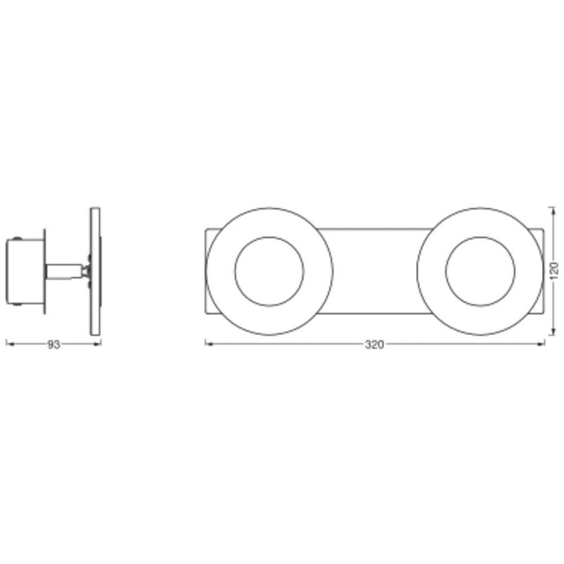 Ledvance - Decken-/Wandleuchte LED-Wand-/Deckenleuchte SMART+#4058075573802 WiFi