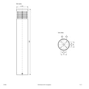 EVN Lichttechnik - Wegeleuchte Pollerleuchte eds ELR 623 230V E27 15W