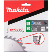 Makita - Kreissägeblatt Sägeblatt E-12223 165x20x40Z, EFFICUT