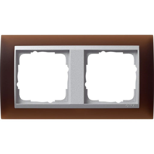 Gira - Abdeckrahmen 2f.opak dbr 021259