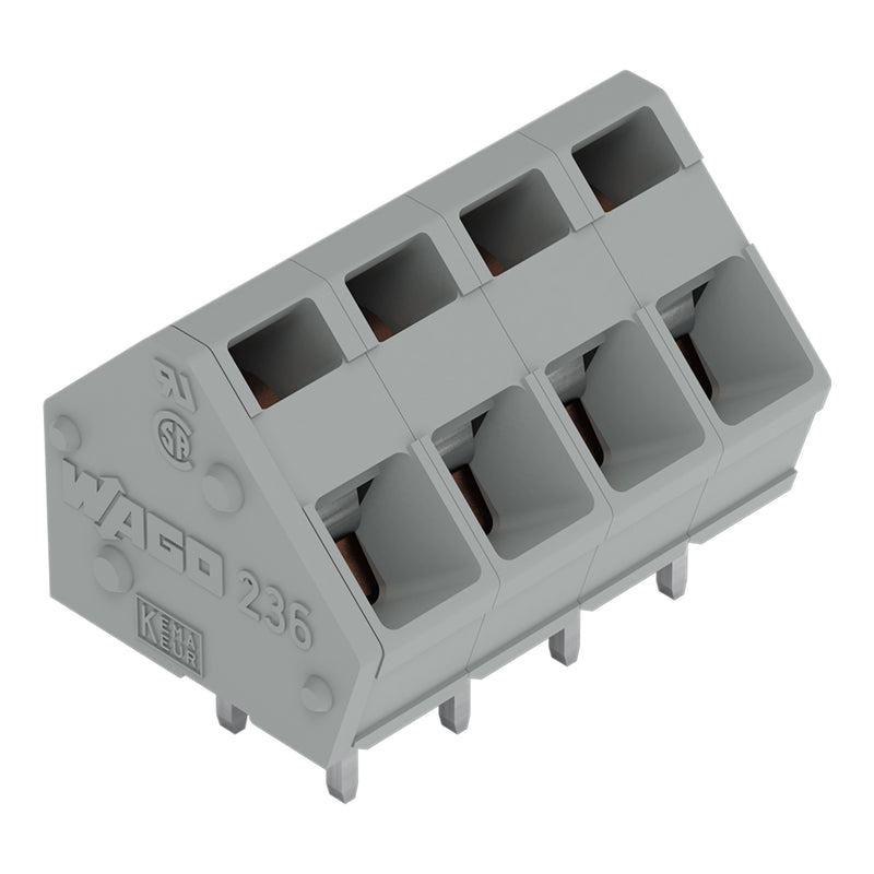 WAGO - Leiterplattenklemme 236-413 2,5mm²,Maß 5/5,08mm − 60 Stück