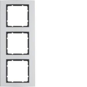 Berker - Abdeckrahmen Rahmen 3f.alu 10133004