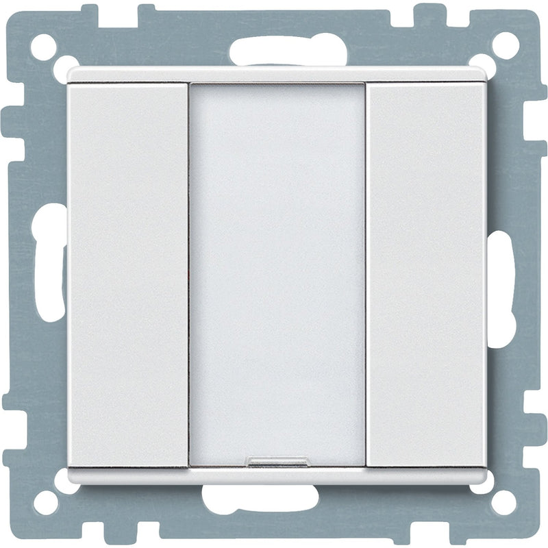 Schneider Electric - Bussystem-Tastsensor Taster 1fach plus MTN627519 polarweiß − 60 Stück