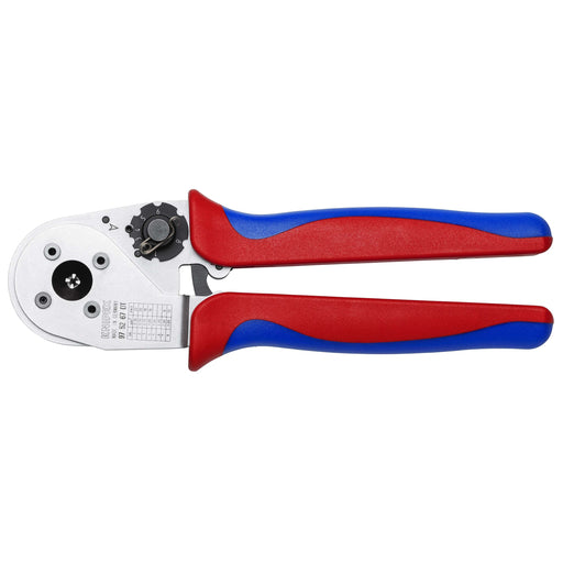 Knipex - Presswerkzeug Kabelschuhe/Verbinder, Aderendhülsen, Schirmanschluss Vierdorncrimpzange 97 52 67 DT für DT-Kontakte