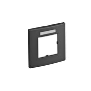 OBO Bettermann - Abdeckrahmen AR45-BSF1 SWGR 1fach 84x84mm sw-gr