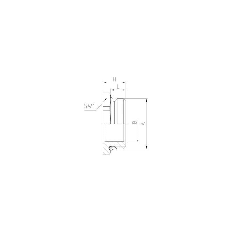 Jacob - Erweiterungs-/Reduzierring MS-Reduktion M20M16/6/OM M20/M16 x1,5 − 100 Stück