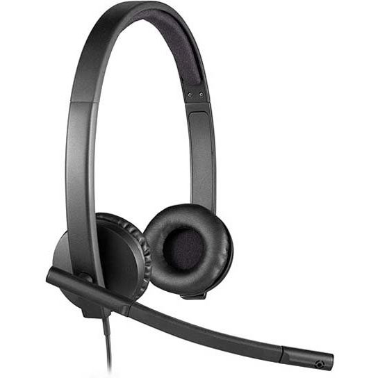 Logitech - Head-Set Headset Stereo H570e USB sw, Business