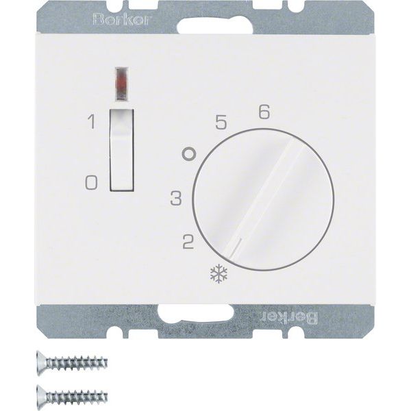 Berker - Raumthermostat Raumtemperaturregler 20307109 mit Öffner