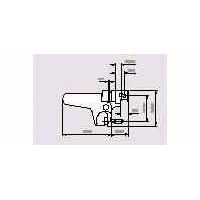 Heitec - Befestigungsteil für Baugruppe mit Rastermaß 482,6 mm (19 Zoll) Aushebegriff Typ-III 3685.592 grau 4TE